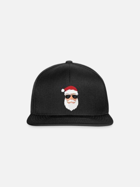 Santa - Snapback Cap - Schwarz/Schwarz