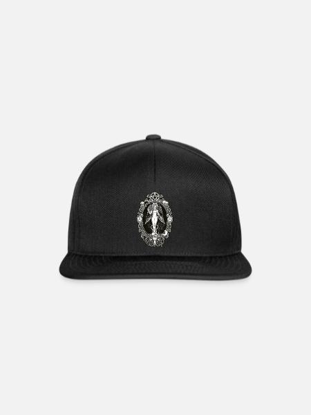 Baphomets Freundin - Snapback Cap - Schwarz/Schwarz