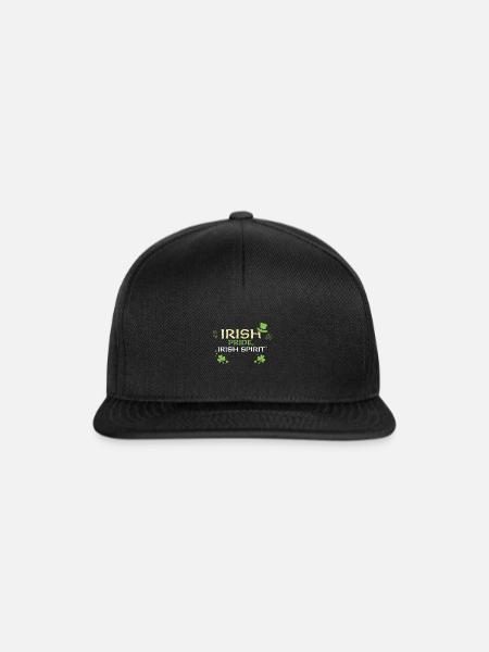 Irish pride, Irish spirit - Snapback Cap - Schwarz/Schwarz