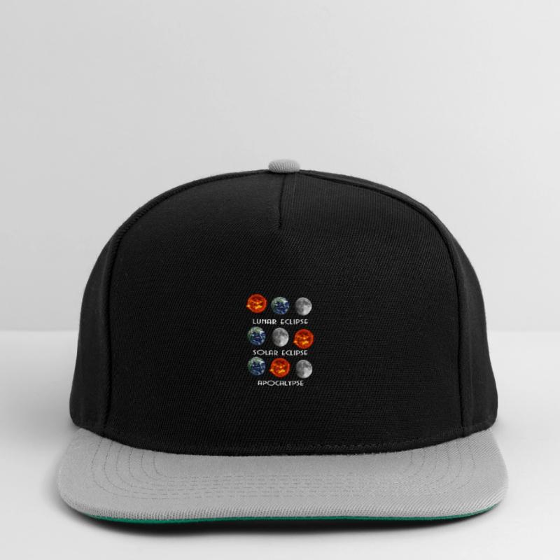 Lunar Eclipse Solar Eclipse Apocalypse Snapback Cap