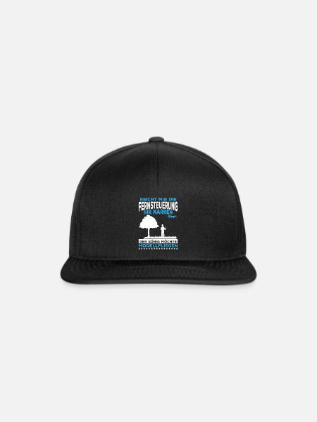 Modellfliegen Modellflug Modellflieger Hobby - Snapback Cap - Schwarz/Schwarz