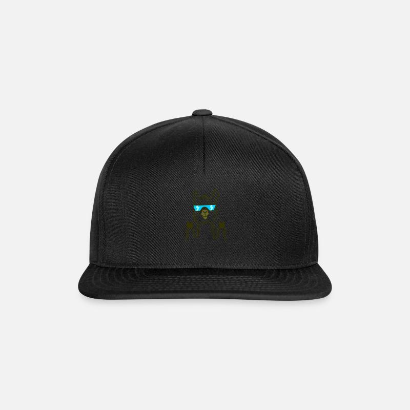 lama - Snapback Cap - black/black