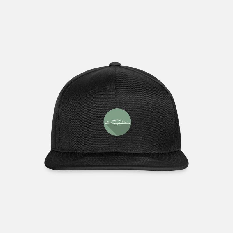 crocodile - Snapback Cap - black/black
