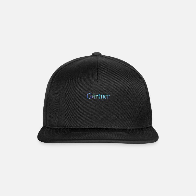 Gärtner - Snapback Cap - Schwarz/Schwarz