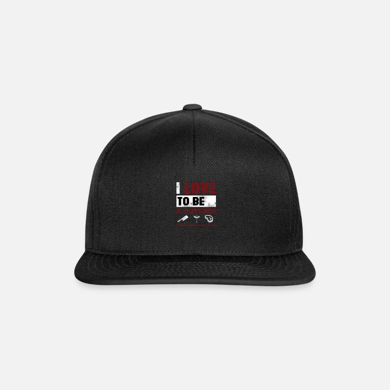 boucher - Casquette snapback - noir/noir