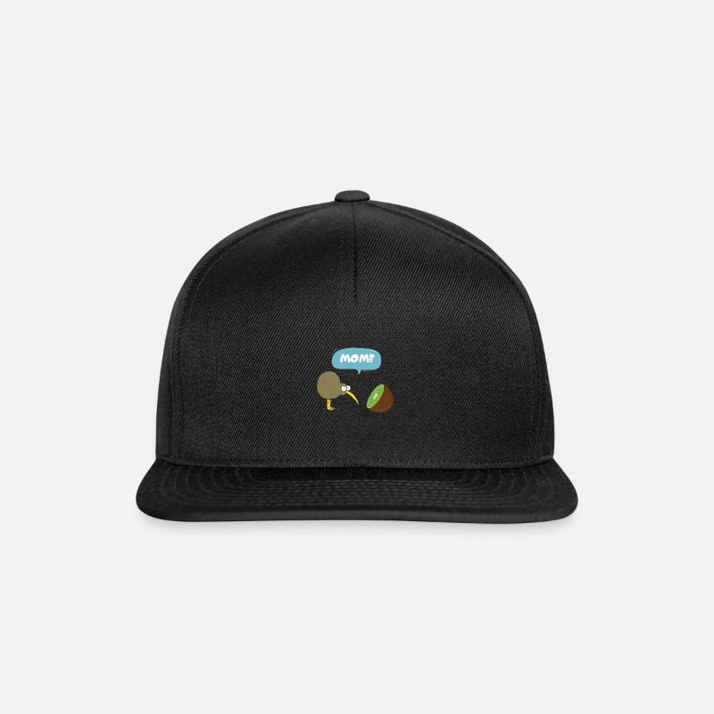 Kiwi Vogel sieht seine Mutter... Kiwi - Snapback Cap - Schwarz/Schwarz