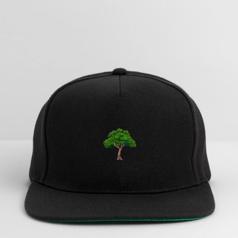 Rainbow Tree Regenbogen-Eukalyptusbaum Geschenk Snapback Cap