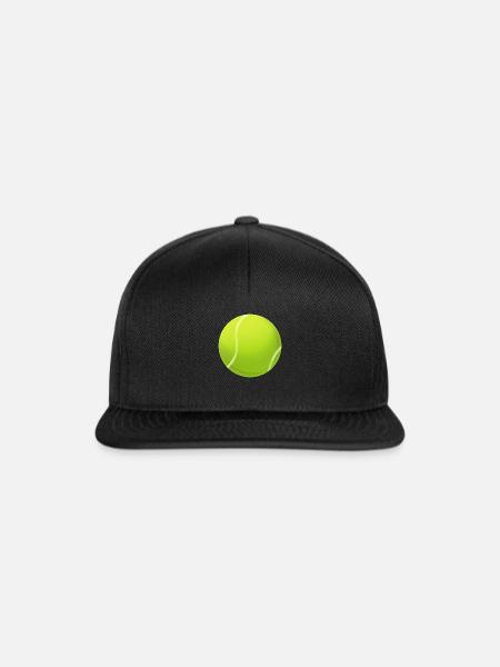 Tennisball - Snapback Cap - Schwarz/Schwarz