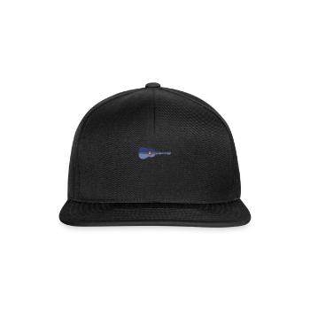 Guitar Lake Reflections | Guitar - Snapback Cap - Schwarz/Schwarz - Vorne