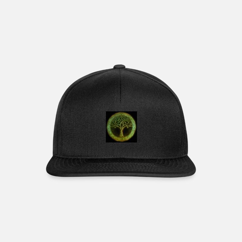 Celtic Tree of Life - Snapback Cap - black/black