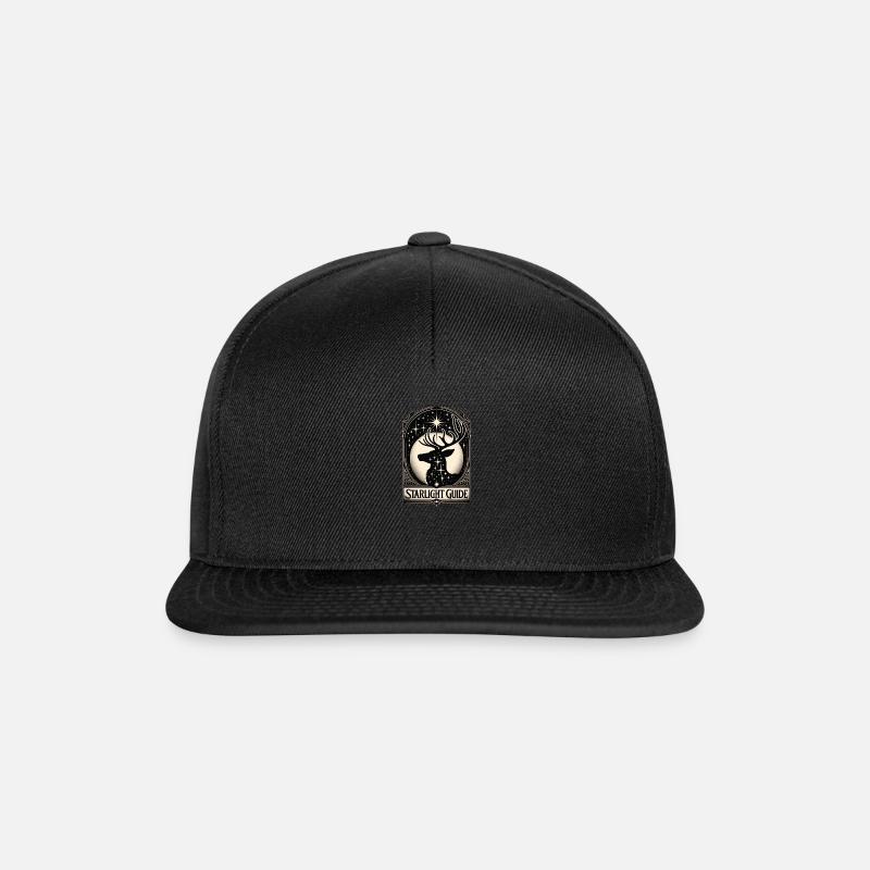 Starlight Antler Glow - Snapback Cap - black/black