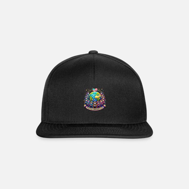 Otter Space Adventurer's Club 2 - Snapback Cap - Schwarz/Schwarz