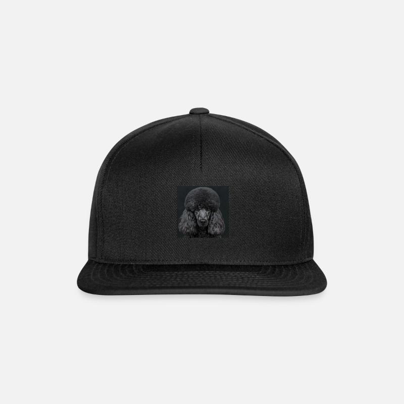 Animaux noirs - Caniche noir - Casquette snapback - noir/noir