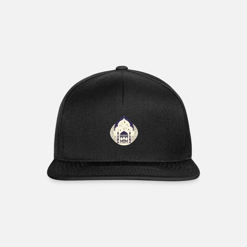 Ramadan Gift Eid Mubarak Islam Allah Muslim - Snapback Cap - black/black