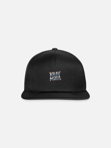 Krav Maga - Snapback Cap - Schwarz/Schwarz