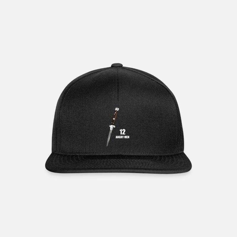12 Wütende Männer - Snapback Cap - Schwarz/Schwarz