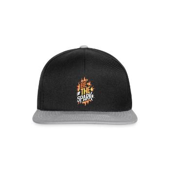 Be The Spark - Snapback Cap - black/grey - Front