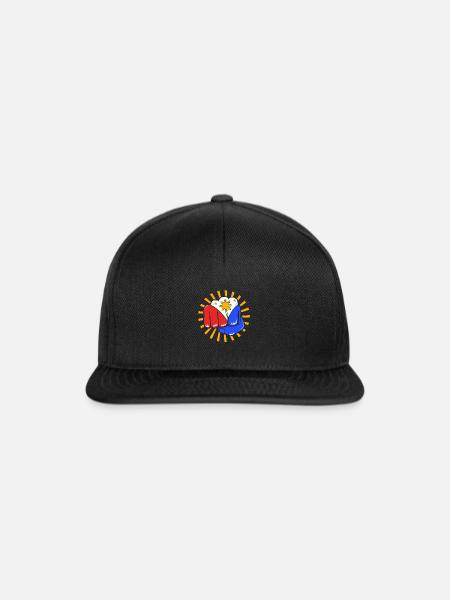 Philippinisch Philippinen - Snapback Cap - Schwarz/Schwarz