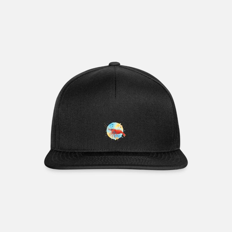 Cherry shrimp - Snapback Cap - black/black