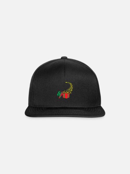 Weihnachtszauber - Snapback Cap - Schwarz/Schwarz