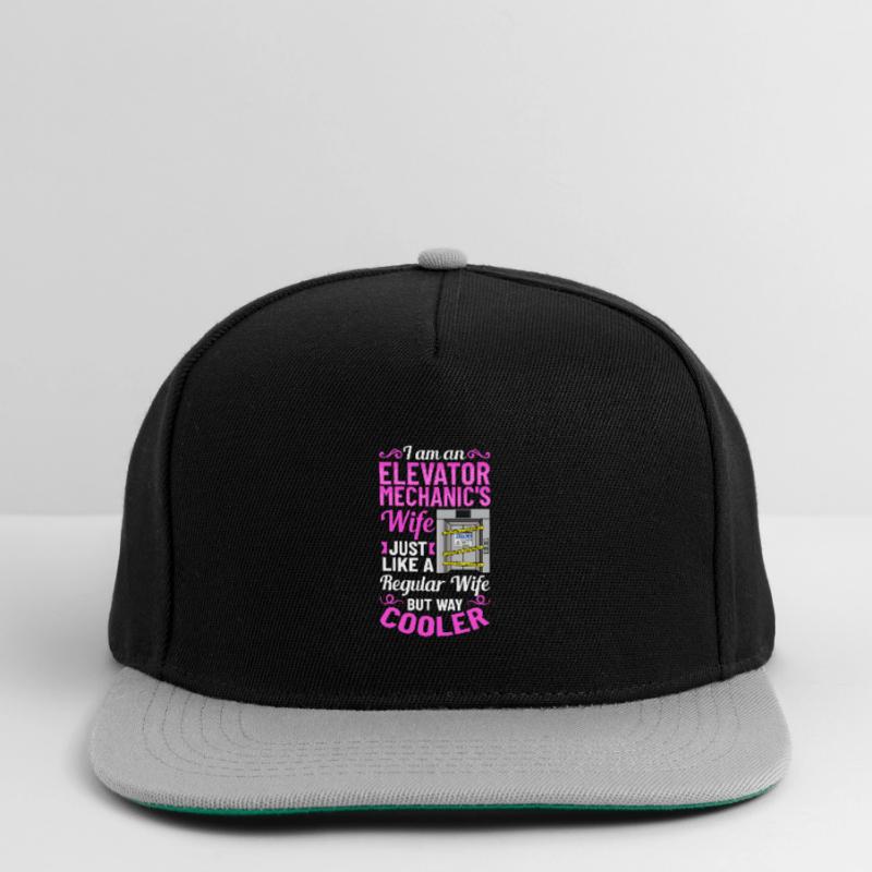 Elevator Elevator System Technician Woman Elevator Elevator Snapback Cap