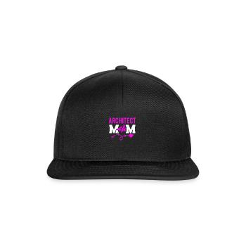Architektur Architekt Vintage Architectural Spruch - Snapback Cap - Schwarz/Schwarz - Vorne