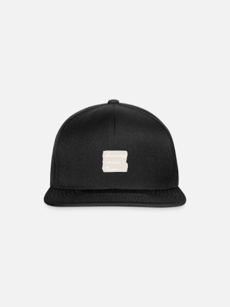 dreams come true - motivator - Snapback Cap - Schwarz/Schwarz