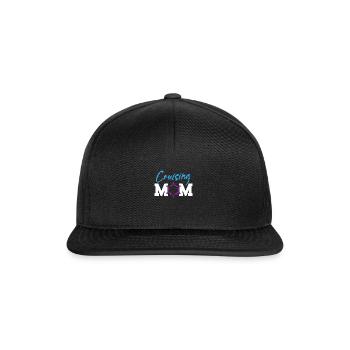 Kreuzfahrt Kreuzfahrtschiff Cruise Vintage Cruiser - Snapback Cap - Schwarz/Schwarz - Vorne