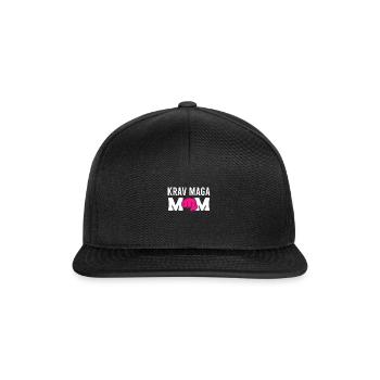 Krav Maga – Martial Art Vintage Combat Sprüche - Snapback Cap - Schwarz/Schwarz - Vorne