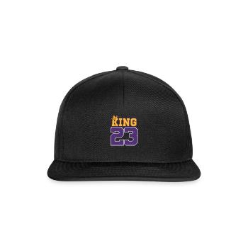 ROI - 23 - Casquette snapback - noir/noir - Devant