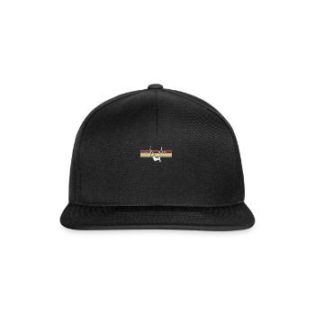 Kletterer Klettern Bergsteigen Berge - Snapback Cap - Schwarz/Schwarz - Vorne