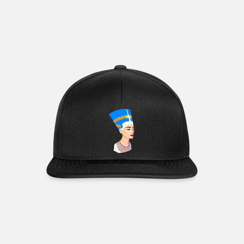 Néfertiti - Casquette snapback - noir/noir