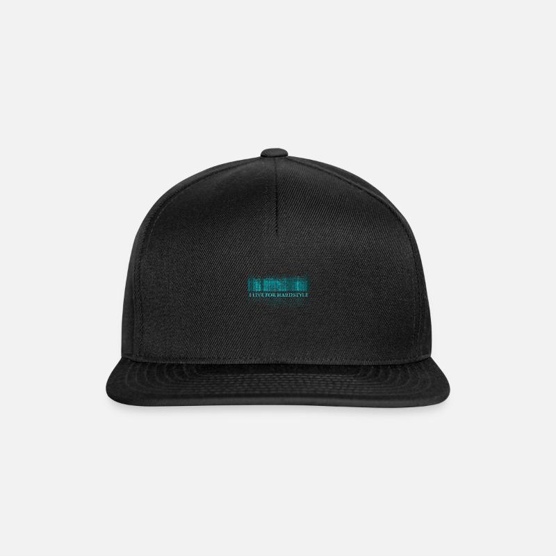 Hardstyle - Casquette snapback - noir/noir