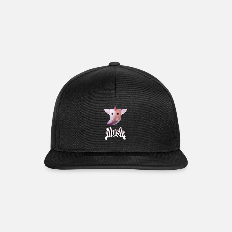 Ghostly Two - Snapback Cap - Schwarz/Schwarz