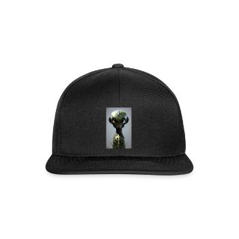 Extraterrestre | OVNI | Vaisseau spatial | PAU | étranger - Casquette snapback - noir/noir - Devant