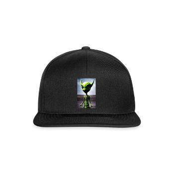Extraterrestre | OVNI | Vaisseau spatial | PAU | étranger - Casquette snapback - noir/noir - Devant