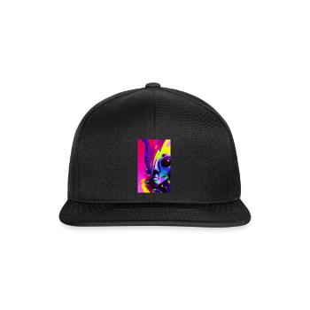 Extraterrestre | OVNI | Vaisseau spatial | PAU | étranger - Casquette snapback - noir/noir - Devant