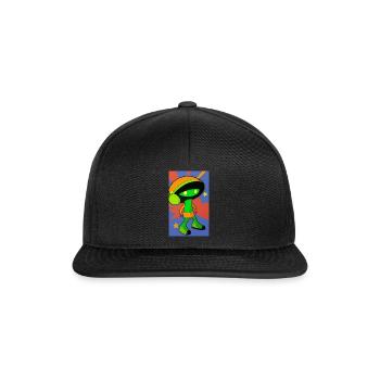 Extraterrestre | OVNI | Vaisseau spatial | PAU | étranger - Casquette snapback - noir/noir - Devant