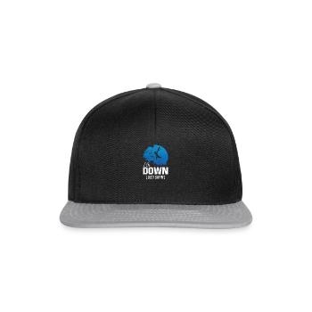Tauchen Diving Vintage Underwater Sprüche - Snapback Cap - Schwarz/Grau - Vorne
