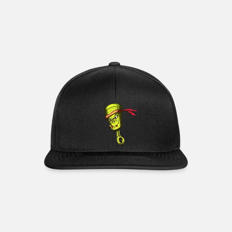GROMPY GROMSP!RACY - Snapback Cap - Schwarz/Schwarz