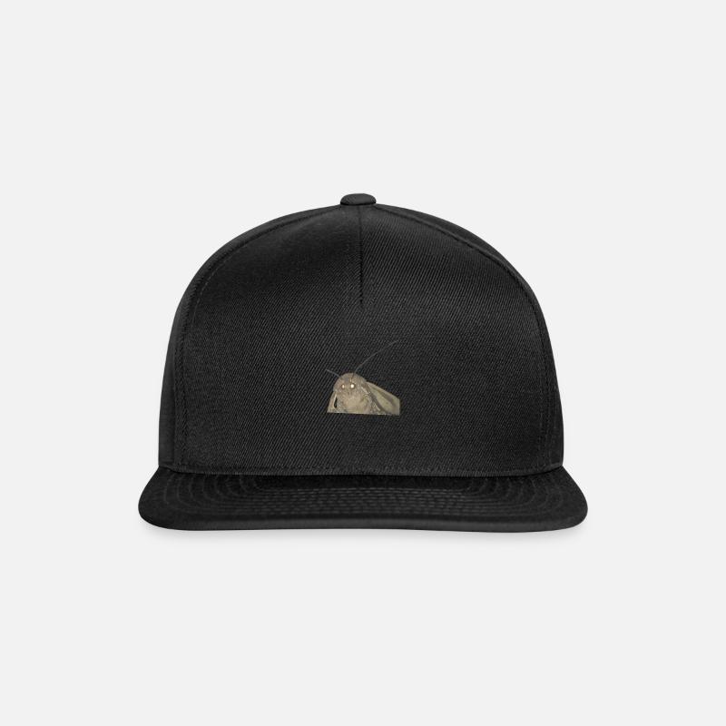 Mothmeme - Snapback Cap - Schwarz/Schwarz