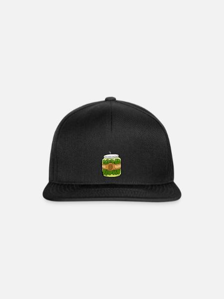 Gurken - Snapback Cap - Schwarz/Schwarz