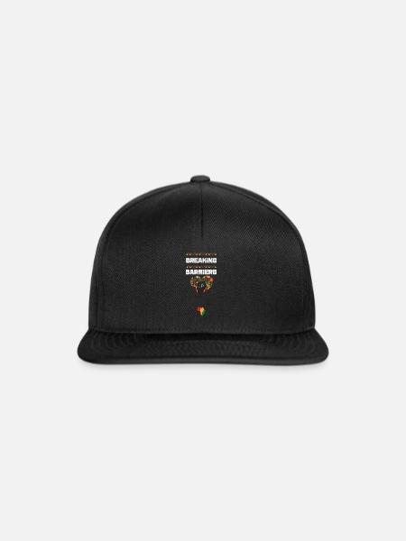 Breaking Barriers - Snapback Cap - Schwarz/Schwarz