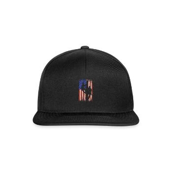Elektriker Elektroniker Vintage Betriebselektriker - Snapback Cap - Schwarz/Schwarz - Vorne