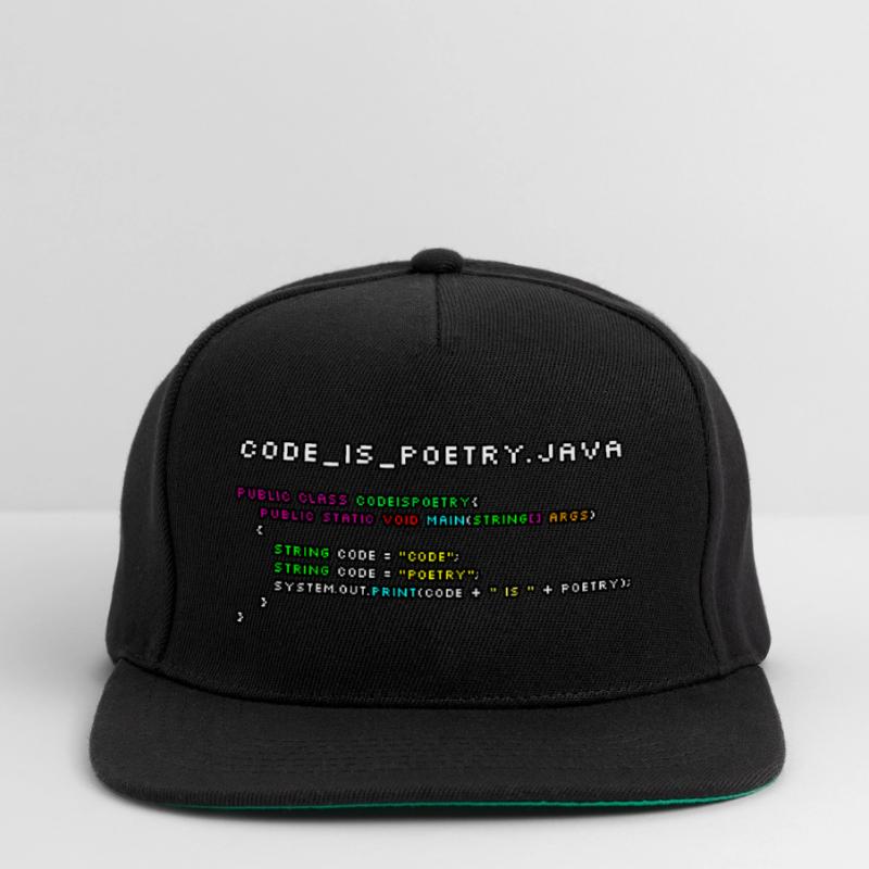 Code ist poetry.java Snapback Cap