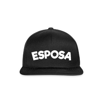 Esposa Cool Wife To Be Bride Couple Wedding Gift - Snapback Cap - black/black - Front