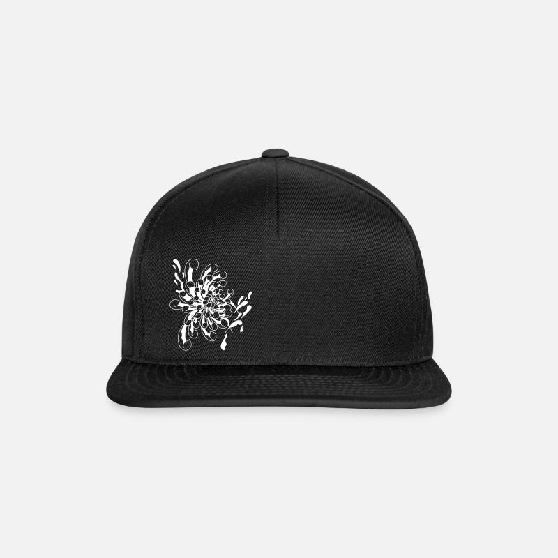 CHRYSANTHEME - Casquette snapback - noir/noir