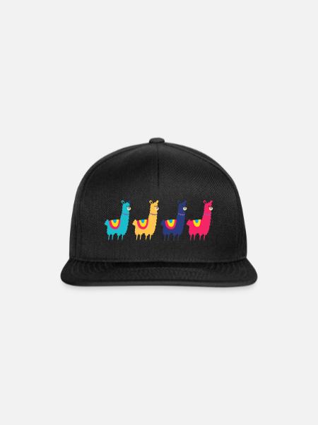 Alpaka - Snapback Cap - Schwarz/Schwarz