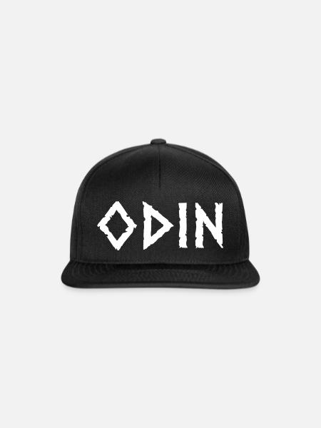 Odin - Snapback Cap - Schwarz/Schwarz