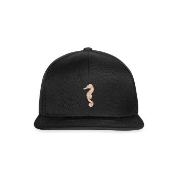 Hippocampe - Casquette snapback - noir/noir - Devant